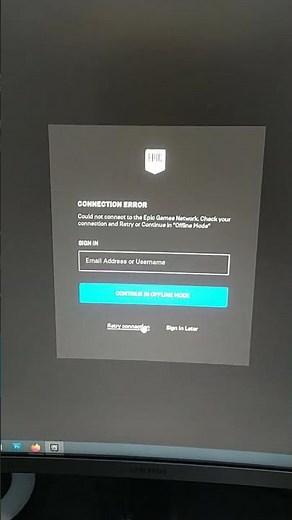 Rip Epic Games - Connection Error for Indonesian User 😅