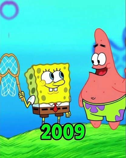 Evolution of SpongeBob🧽👀