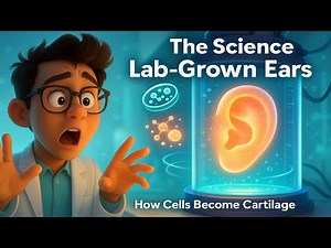 From Cells to Cartilage: How a Working Human Ear Is Grown in the Lab 🔬🧫