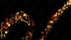 4K Christmas transitions featuring glitter light trails, sparkling stardust spirals, and particle effect animations. Perfect for holiday event transitions, revealers, logo titles, and festive greeting