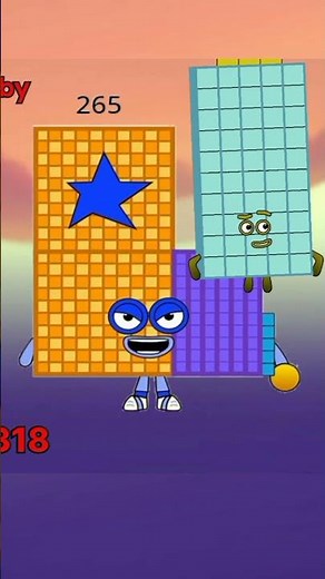 Mathblocks Skip counting by 53| repeated addition #numberblocks #youtubeshorts #shorts