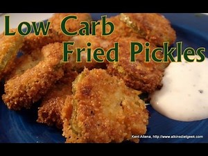 Atkins Diet Recipes: Low Carb Fried Pickles (IF*)
