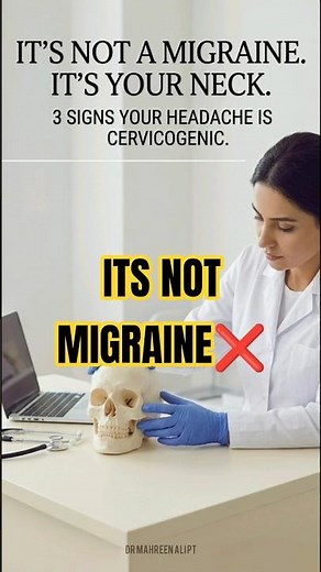 3 Signs of Cervicogenic Headache (Fix your Neck!) 🩺