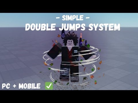 How to create a simple double jumps system in roblox studio....