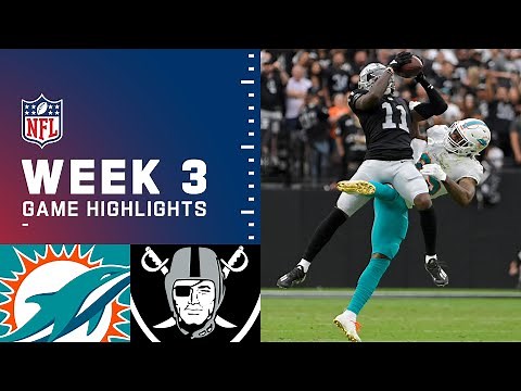 Dolphins vs. Raiders Week 3 Highlights | NFL 2021