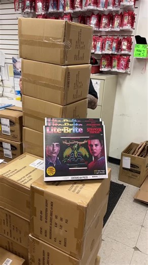 Stranger Things Lite Brite Scene