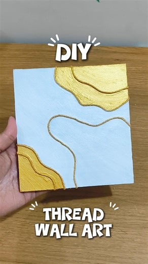 Waste Plywood to Luxury Wall Art😍🧡✨#diy#art#wallart#roomdecor#aesthetic#youtubeshorts#shorts#acrylic