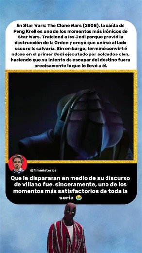 Pong Krell intentó escapar de su destino y terminó provocándolo | Star Wars: The Clone Wars (2008)