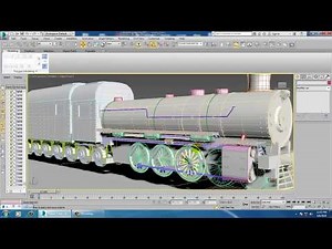 Tutorial on Modeling a Locomotive Engine in 3dsmax ( part 11)