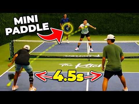 Can Pro Pickleball Players Beat 4.5s With Trainer Paddles?