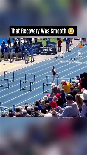 She played it off smoothly...