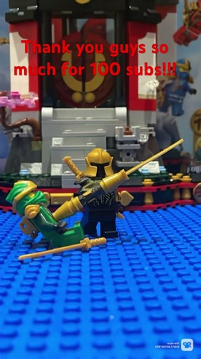 I’ve had this channel for 23 days and I’ve already hit 100 subs! ‪@LEGO‬ #lego #ninjago