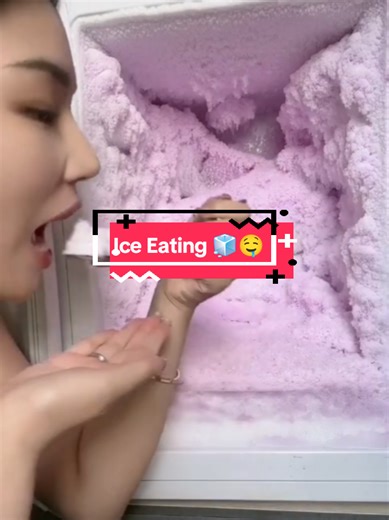 Satisfying Ice Eating ASMR with Crunchy Ice Cubes