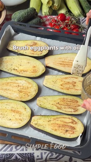 Baked Eggplant with Mozzarella Simple, cheesy, and full of flavor! | Simple Food - videos and recipes