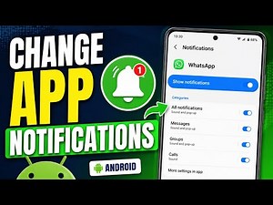 How To Change Notifications Settings Of Any App In Android Phone