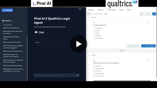 #qualtrics #surveydesign #cx #marketresearch #aiinwork #buildinginpublic | ARUN RAJ