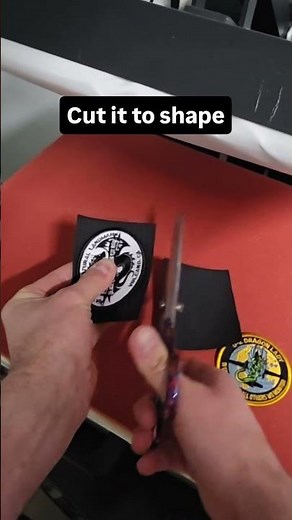 Turn Iron-on patch to Velcro one EASY