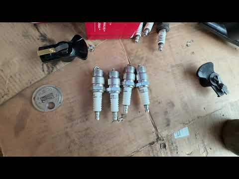 1962 clark forklift smokstak flat head 4 cylinder gasoline engine part A compression & ignition test