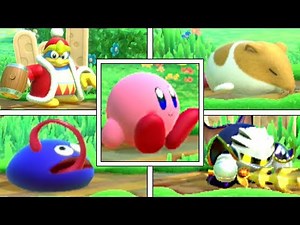 Kirby Star Allies: All Kirby & Friend's IDLE ANIMATIONS