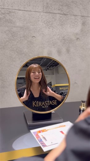 里菜 | RINA on Instagram: "・ @kerastase_official ユイル クロノロジスト N イベントの様子を お見せしちゃう😆 #PR #ケラスターゼ"