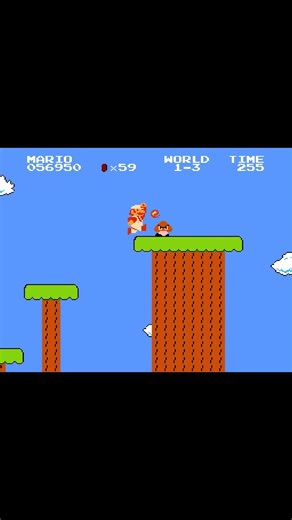 The first real test in Super Mario Bros 🐢