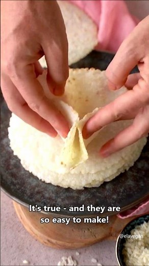 You Can Make Flourless TORTILLAS Out Of RICE!