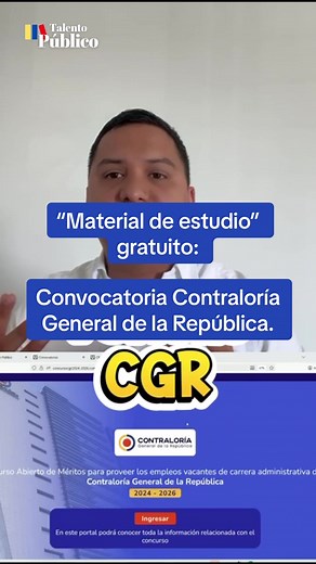 Material de estudio para Convocatoria Contraloría General