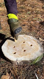 Simple stove from an old tree stump | Furniture Fashion