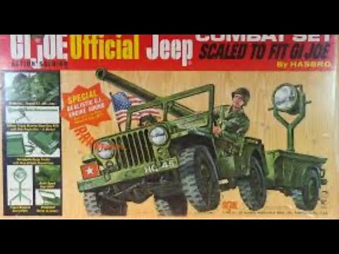 Original Gi joe 1965 Jeep combat set review 1/6 scale