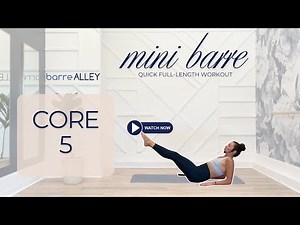 The BEST CORE BARRE WORKOUT in Just 15 Minutes