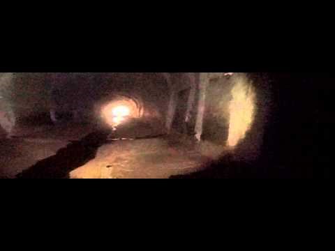 Inside Ladybower bellmouth spillway