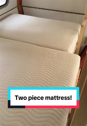This @fawcett_mattress is probably going to be the nicest part of trailer when we’re done with it. 😅 But after a year of living in the Prius we knew that our bed was not something that we were going to cheap out on. I went to their showroom when we were figuring out the details for this (again this is not sponsored) and they actually had the cutting and manufacturing process going on in the back of the shop in full view of the customers which was pretty cool to see. The style that we bought is 