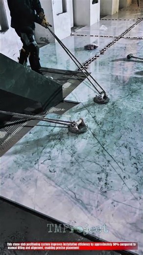 Innovative Stone Slab Positioning System : Best Precise Floor Alignment Control