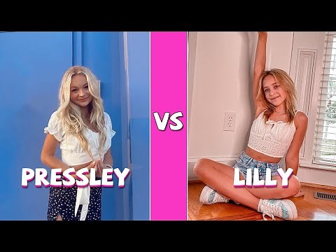 Pressley Hosbach Vs Lilly Ketchman TikTok Dances Compilation 2021
