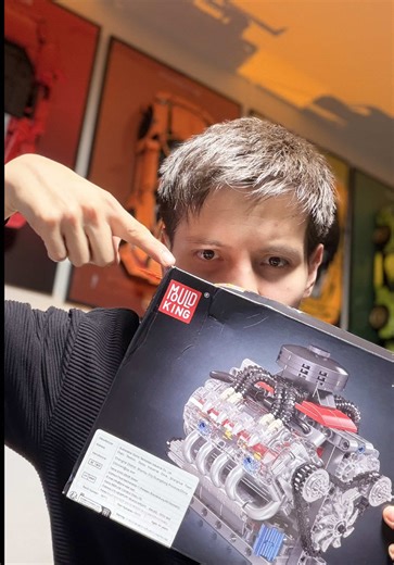 📦Unboxing 🔥Motor LSX454v8 de Mould King que conseguí por TEMU! Escribe el código inc862328 para encontrarlo más fácil 🤯 quedé sorprendido con lo que hay dentro de este paquete. #TEMU #brick #collector #mouldking #motorv8