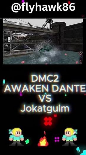 Devil May Cry 2 – Awaken Dante vs Jokatgulm Boss Fight (PS2) #gaming