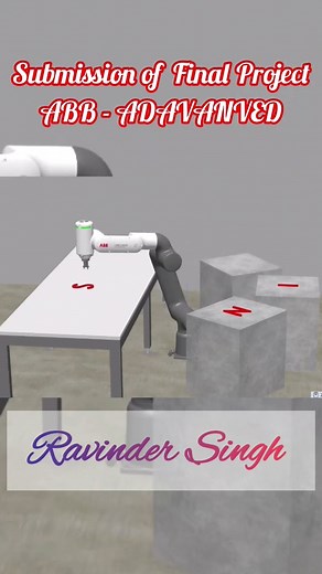 ABB Gofa Robot Pick and Place | Advanced Robotics Project