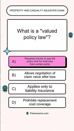 Property And Casualty Adjuster Exam