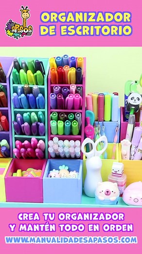 Te muestro como se hace en nuestro canal manualidades aPasos... es super facil y barato porque es de carton reciclado. #organizador #organizadores