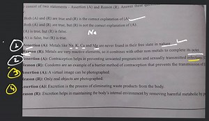consist of two statements - Assertion (A) and Reason (R). Answe... | Filo