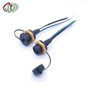 [Hot Item] Customized M20 Waterproof Connector 3 Pin Male Female Plug for Outdoor LED Plant Light Power Cable Wiring Harness Manufacturer