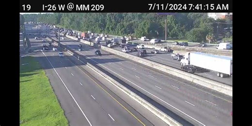 I-26E recovers from significant traffic issues
