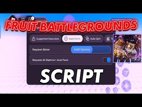 Fruit Battlegrounds Script - (Auto Farm, Auto Spin, Teleport, Fruits)