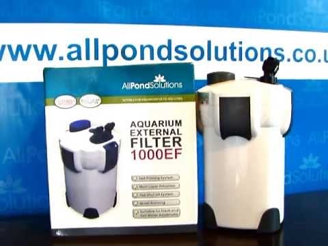 External Aquarium Filter Canister For Fish Tanks Setup Guide (1400EF) - All Pond Solutions