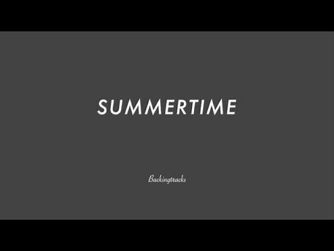 SUMMERTIME chord progression - Jazz Backing Track Play Along