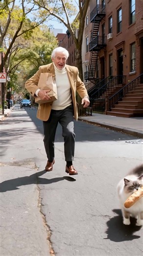 Old Man's Bounty Saves Cat Family From Starvation!#usa #photography #petlover | Vu Visuals