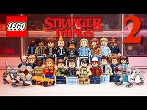 LEGO STRANGER THINGS SEASON 2 - Building All MAIN CHARACTERS!!! 🔥😱