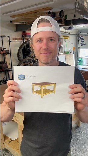 Easy to Build Work Table Plans