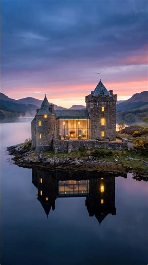 Day 1 vs Day 365: A Highland Castle Ruin, Restored 🏴󠁧󠁢󠁳󠁣󠁴󠁿 #beforeandafter #britisharchitecture