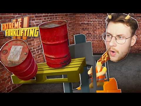 el PEOR trabajo... Para una JIRAFA 💀 | EXTREME FORKLIFTING 3